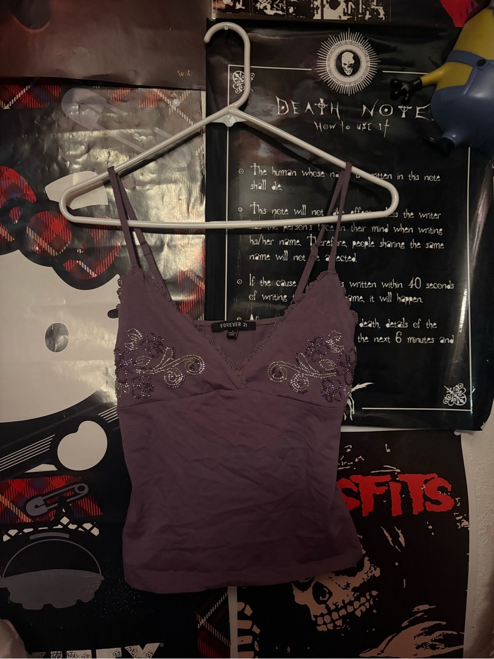 purple gemstone swirl tank top